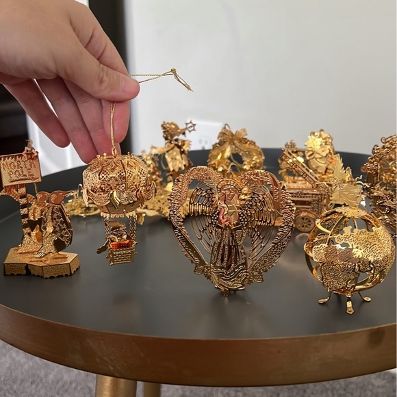 Christmas Ornament Danbury Mint Gold Annual Collection - Picture 4 of 12